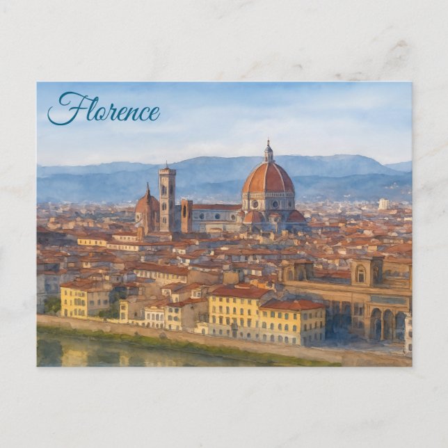 Florenz, Italien Postkarte (Vorderseite)