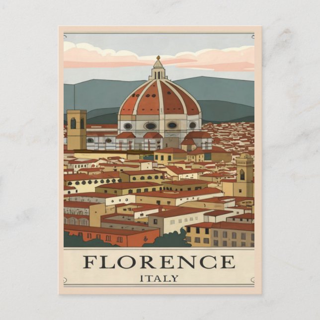 Florenz, Italien Postkarte (Vorderseite)