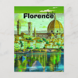 Florenz Italien Reise Postkarte, Florenz Reise Kun Postkarte