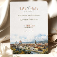 Florenz Italien Skyline Save-the-Date
