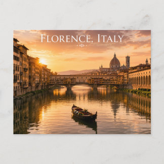 Florenz Italien Sonnenuntergang Reise Postkarte