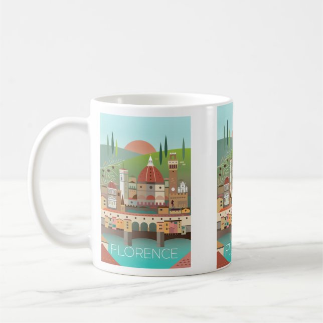 Florenz, Italien Tasse (Links)