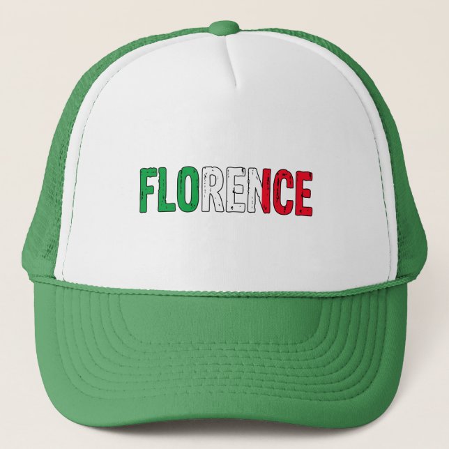 Florenz Italien Truckerkappe (Vorderseite)