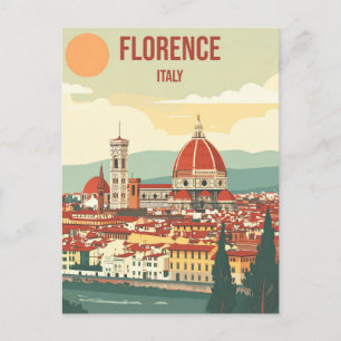 Florenz Italien Vintage Postkarte