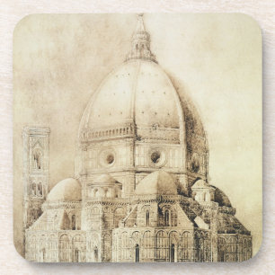 Florenz-Kathedrale vom Osten, 'von den Fragmenten Getränkeuntersetzer