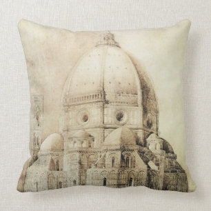 Florenz-Kathedrale vom Osten, 'von den Fragmenten Kissen