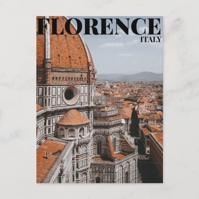 Florenz-Kursivum Postkarte (Vorderseite)