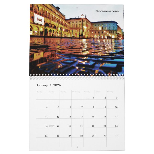 Florenz, Mailand und Rom Kalender (Jan 2026)