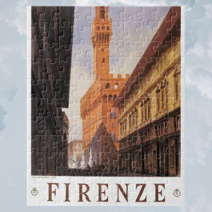 Florenz, Palazzo Vecchio, Vintag Italien