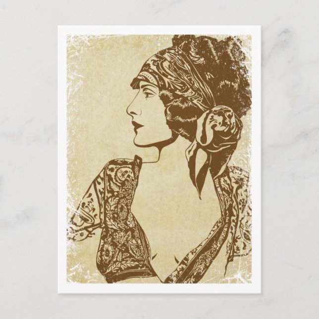 "Florenz" ~ Roaring 20's Postkarte (Vorderseite)