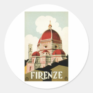 Florenz Runder Aufkleber