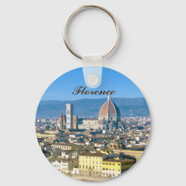Florenz Stadtansicht mit Dom Schlüsselanhänger