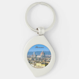 Florenz Stadtansicht mit Dom Schlüsselanhänger