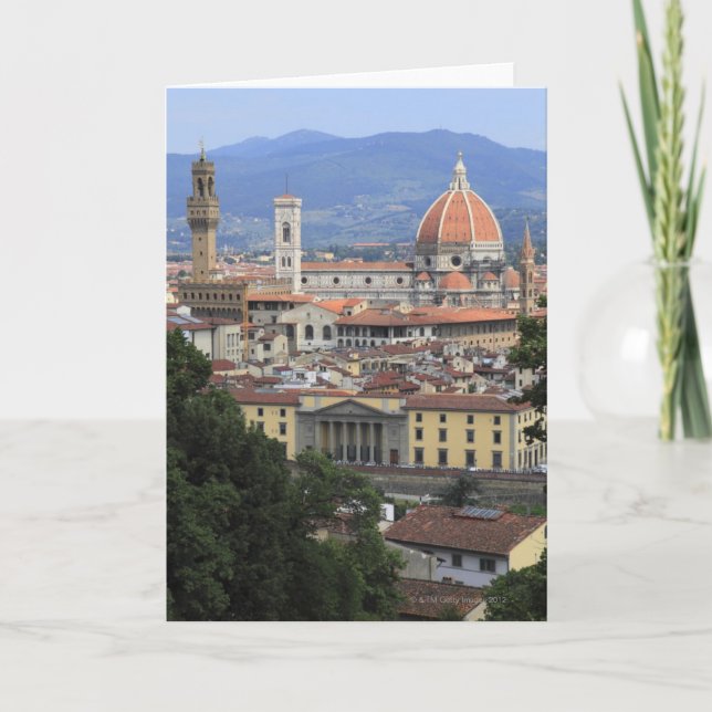 Florenz-Stadtbild Karte (Vorderseite)