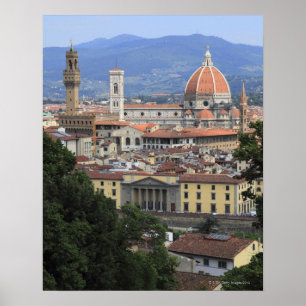 Florenz-Stadtbild Poster