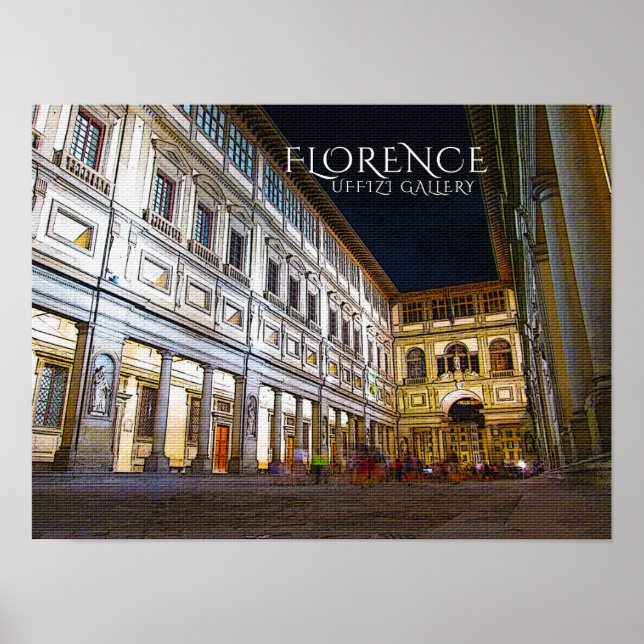 Florenz, Uffizi Gallery Poster (Vorne)