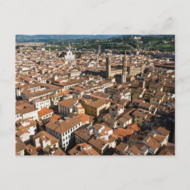 Florenz von der Spitze des Campanile - Italien Postkarte (Vorderseite)