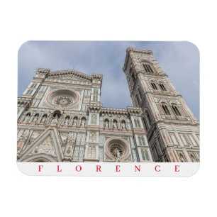 Florenzer Kathedrale und Campanile-Ansichtsmagnet Magnet