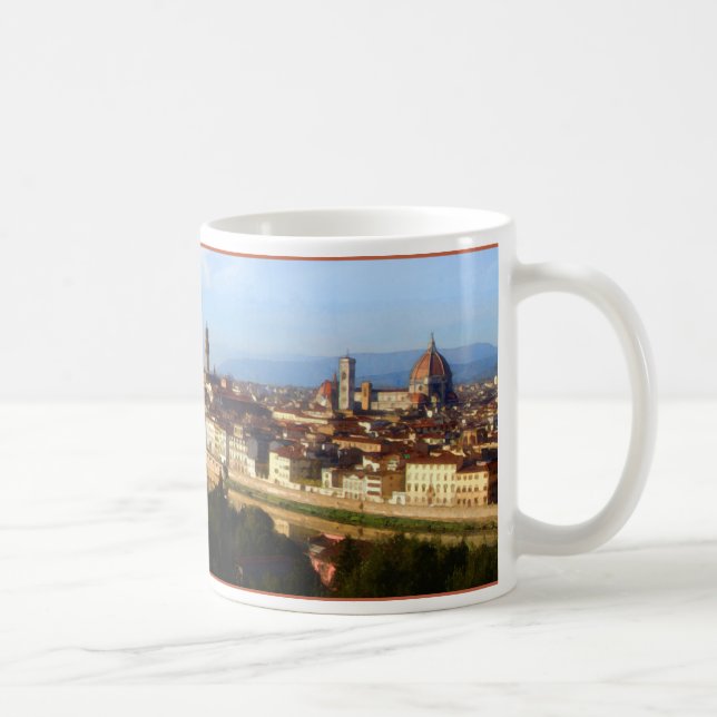 Florenzskyline-Tasse Kaffeetasse (Rechts)