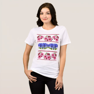 Flores de vinagreira hibisco e amar-perfeitos Tri-Blend shirt