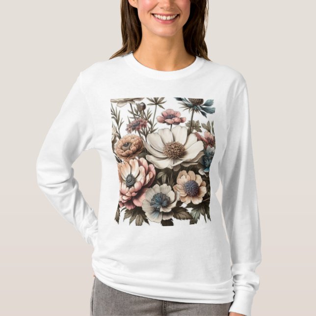 Flores de vitaje T-Shirt (Vorderseite)