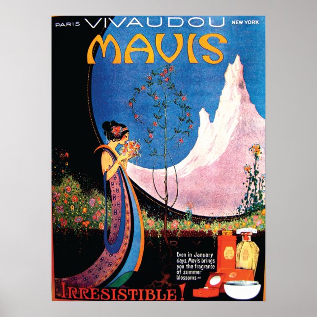 Flores d'été Art déco pour Mavis 1920 (Devant)
