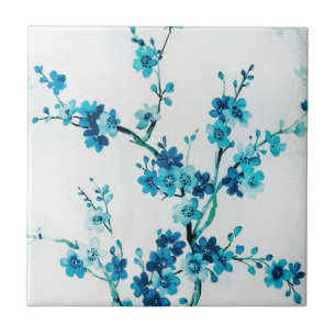Flores d'hiver bleues   Carreaux céramiques person