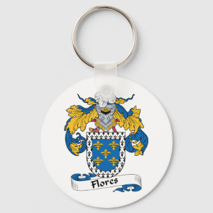 Flores-Familienwappen Schlüsselanhänger