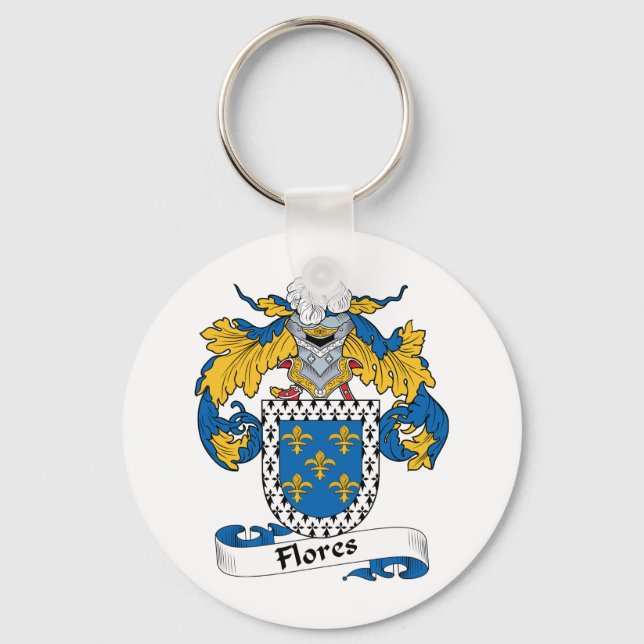 Flores Familienwappen Schlüsselanhänger (Vorderseite)