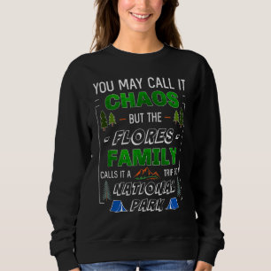 Flores Family National Park Ferienreise Matching Sweatshirt