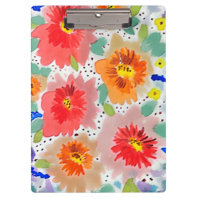 Flores rojas  klemmbrett (Vorderseite)