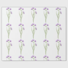 flores violetas delicadas