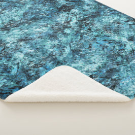 Floresta azul sob nevasca ou vidro trincado sherpadecke