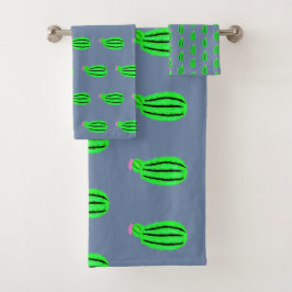Flori Cacti Towels Badhandtuch Set