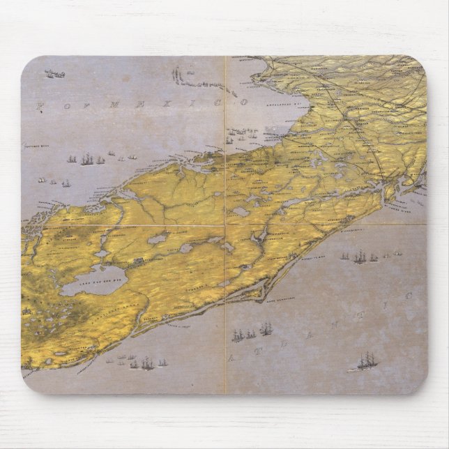 Floria, Georgien und Alabama Mousepad (Vorne)