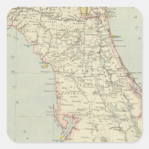 Floriada, Vereinigte Staaten Quadratischer Aufkleber