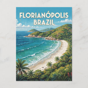 Florianópolis Brasilien Türkises Küstenparadies   Postkarte