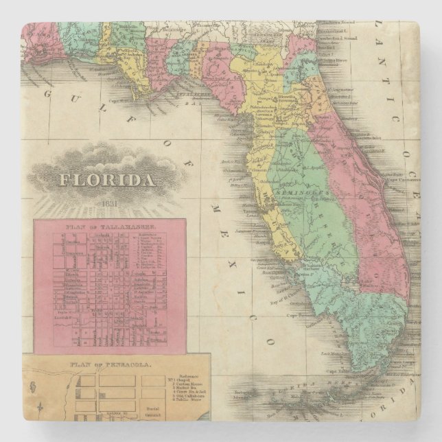 Florida 10 steinuntersetzer (Vorderseite)