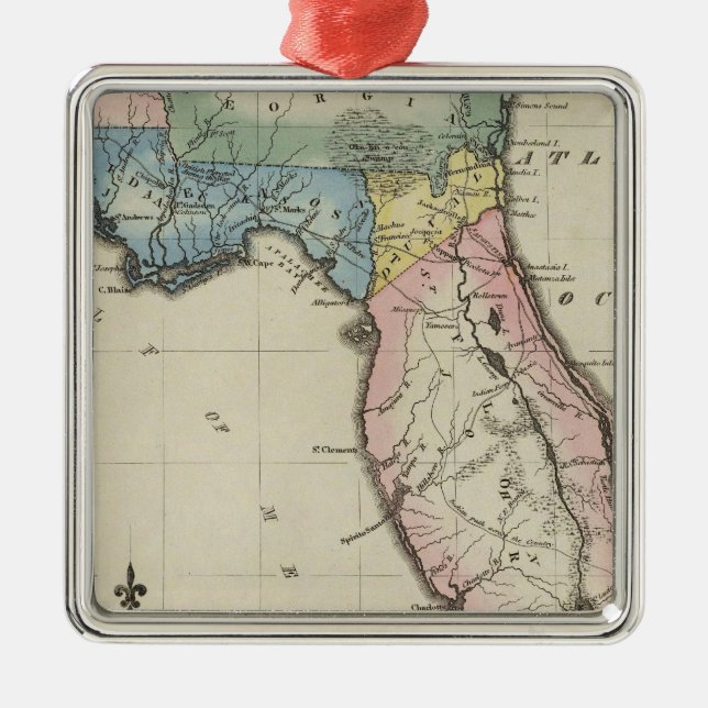 Florida 11 silbernes ornament (Vorne)