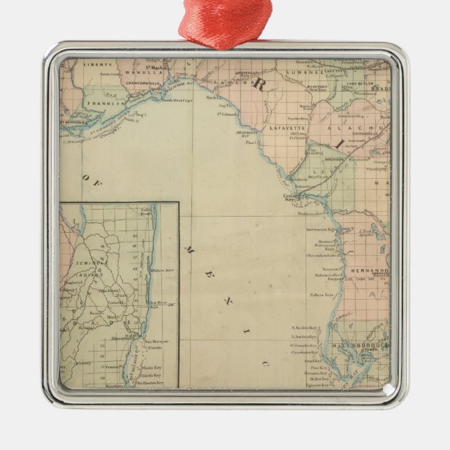 Florida 2 silbernes ornament (Vorne)