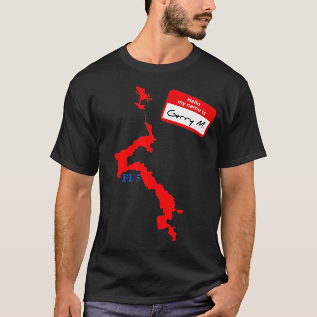 Florida 5 District Gerrymandering Men's T - Shirt (Vorderseite)