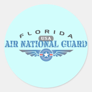 Florida Air National Guard Runder Aufkleber