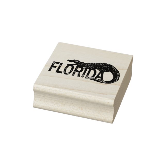 Florida Alligator Gummistempel (Stempel)