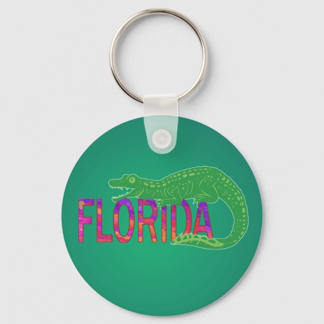 Florida Alligator Schlüsselanhänger (Vorderseite)