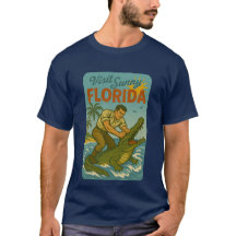 Florida Alligator Wrestling | Funny Retro Coastal