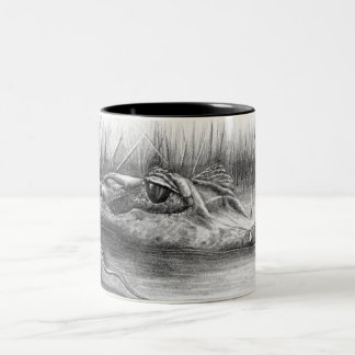 Florida-Alligator Zweifarbige Tasse