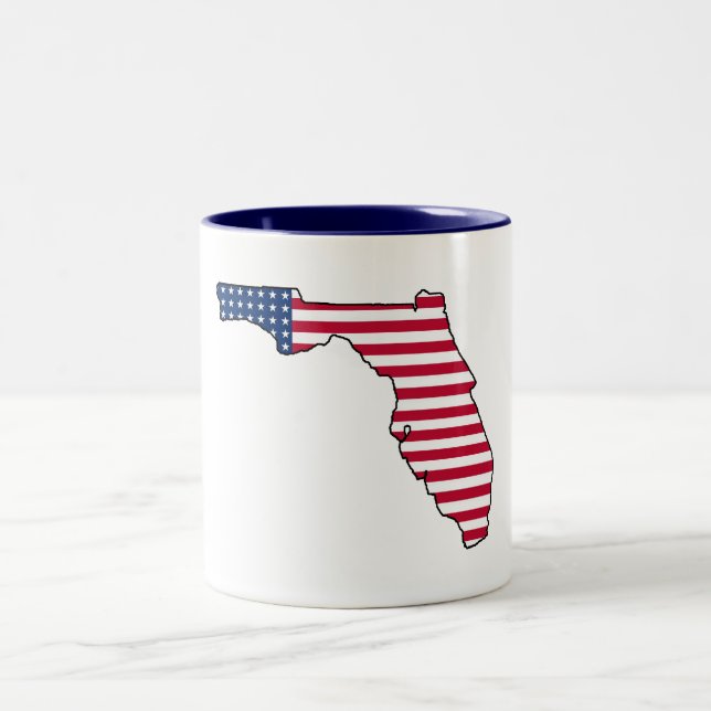 Florida American Flag Kaffee Tasse (Mittel)