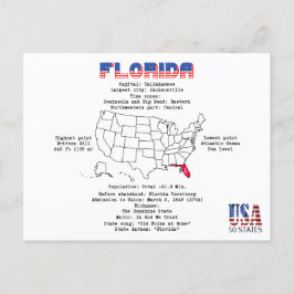 Florida American Staat auf der Karte und nützliche