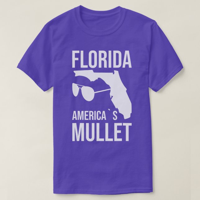 Florida Americas Mullet Westküste T-Shirt (Design vorne)