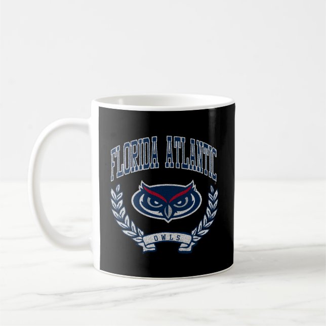 Florida Atlantic Owls Victor Heather Gray Kaffeetasse (Links)